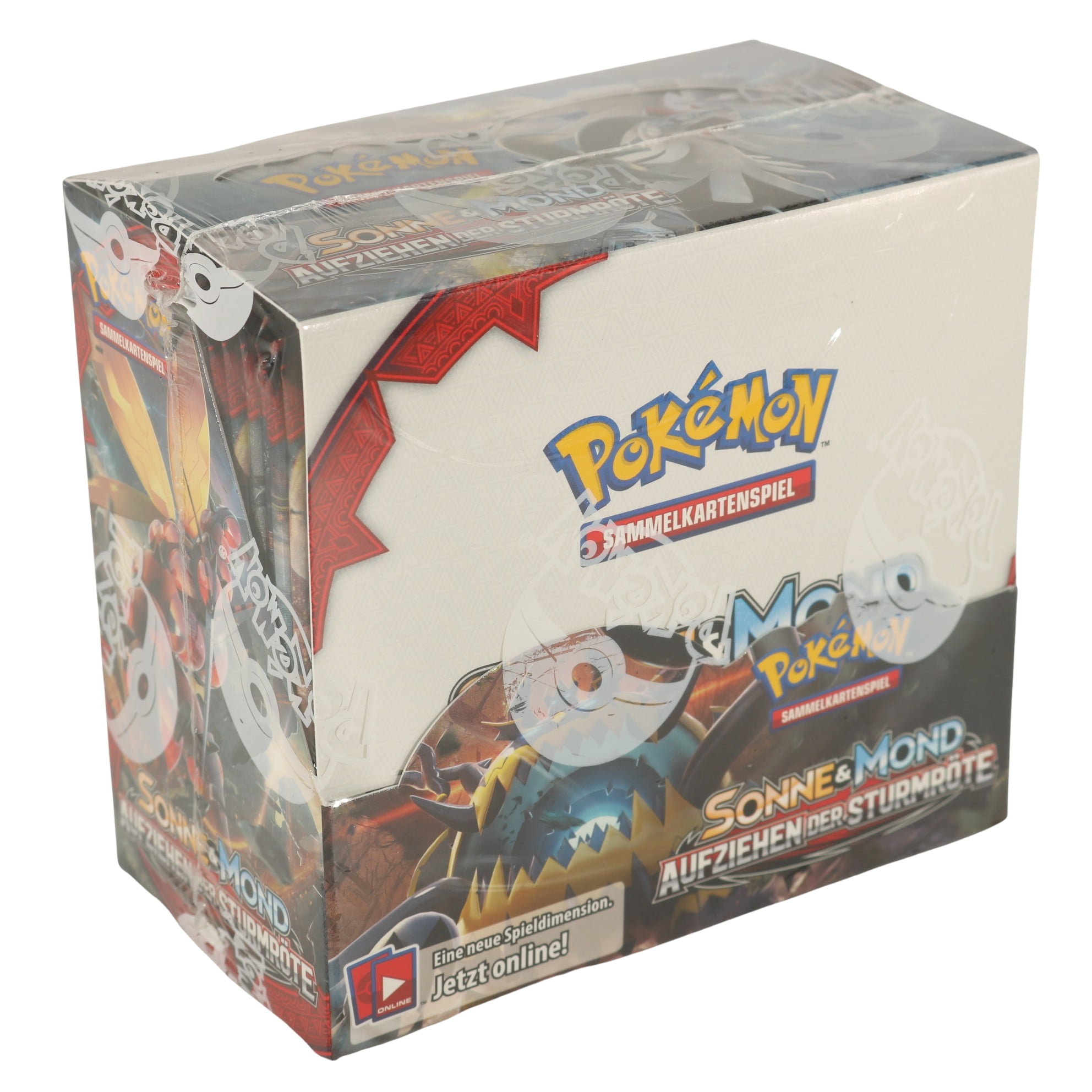 Pokemon Display Aufziehen der Sturmröte original verschweißt 36 Booster Packs