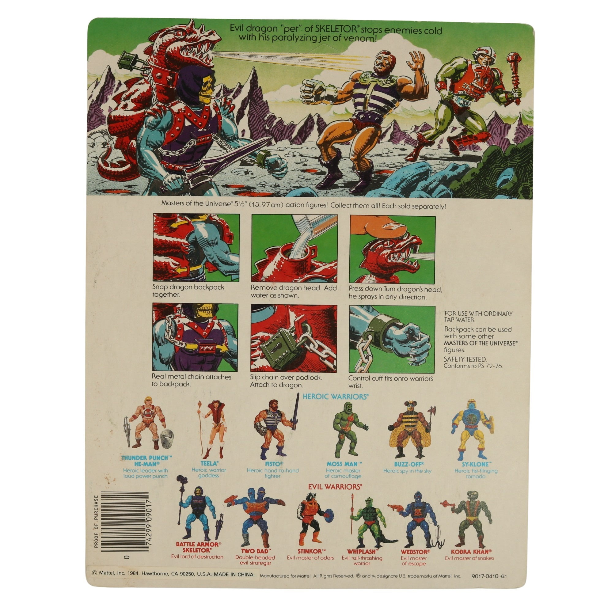 Vintage MotU / Masters of the Universe - Dragon Blaster Skeletor