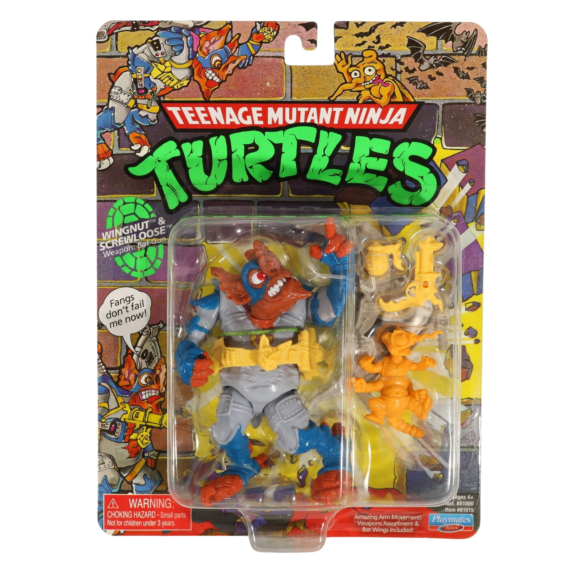 TMNT / Teenage Mutant Ninja Turtles Classic - Wingnut & Screwloose -  Playmates 2023 - Strongvision